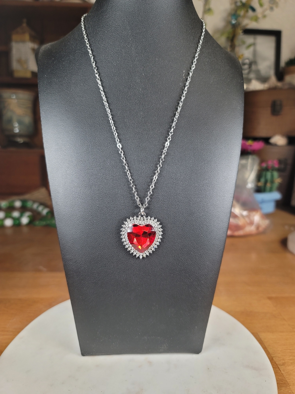 paparazzi Red Heart Pendant Necklace